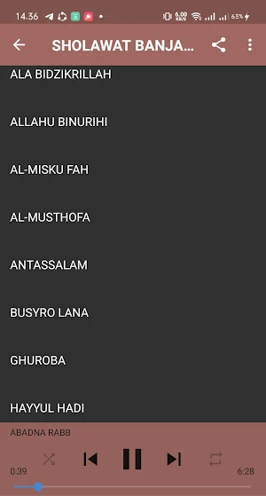 Sholawat Banjari MQ Offline Screenshot 1
