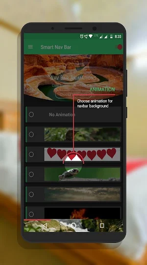 Smart navigation bar - navbar slideshow Screenshot 3