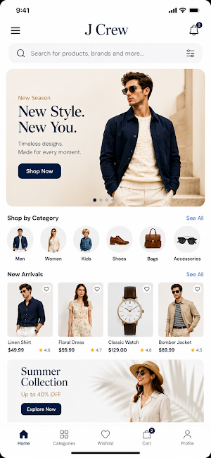 J Crew Screenshot 1