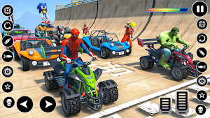 Spider Man Game ATV Quad Bike Screenshot 0