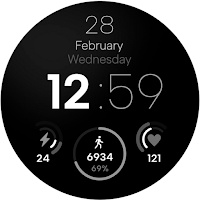 Minimal Watch Face Galaxy Wear