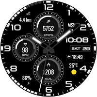 Nebula Hybrid Watch Face