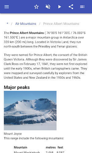 Mountain ranges Screenshot 2