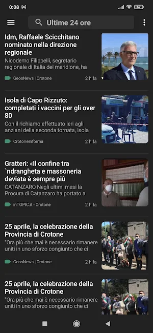Crotone notizie Screenshot 2