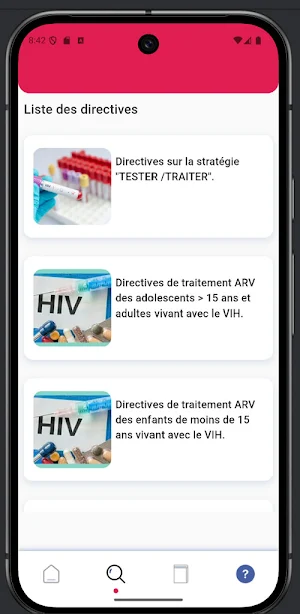 Directives Nationales VIH/IST Screenshot 3