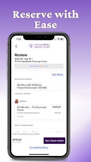 The Luxurious Spa Connect Screenshot 1