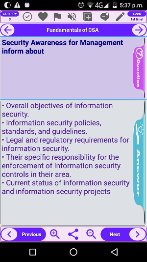 CSA: Effective Control Self Assessment Exam review Screenshot 0