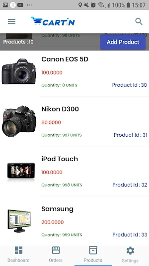 Opencart Admin App Screenshot 1