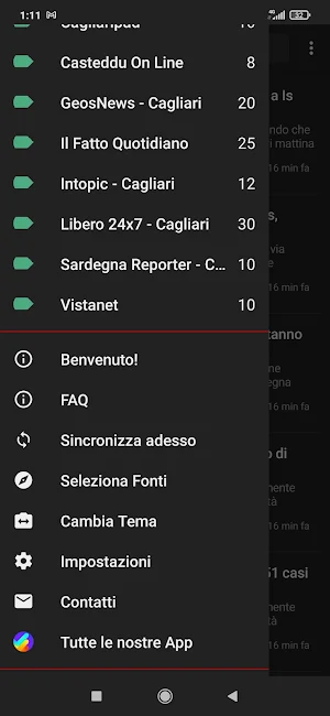 Cagliari notizie Screenshot 1