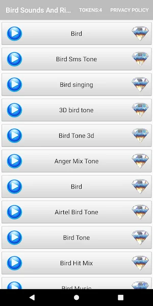 Bird Sounds And Ringtones Screenshot 1