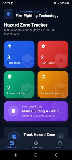Hazard Zone Tracker Screenshot 0