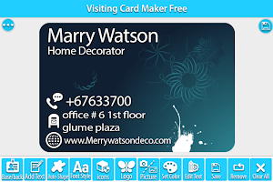 Visiting Card Maker Free Screenshot 2