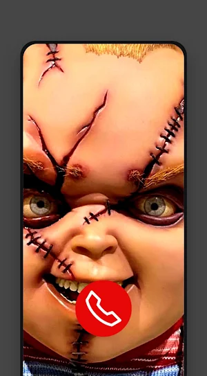 Scary Doll Horror Fake Call Prank Chucky call you Screenshot 2