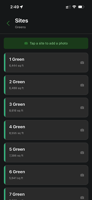 Turfmetrics Screenshot 1