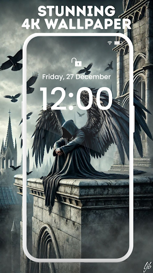Fallen Angel Wallpapers 4K Screenshot 2