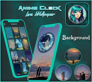 Anime Clock Live Wallpaper Screenshot 3