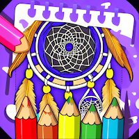 Dream catcher coloring book