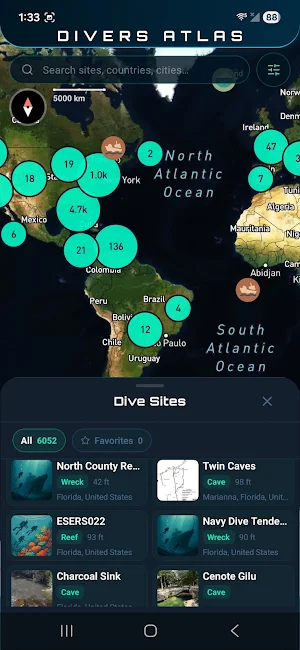 Divers Atlas Screenshot 0