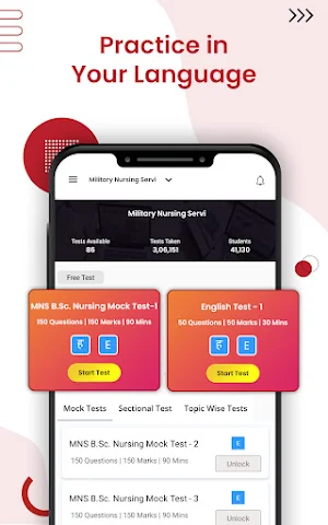 Indian Army MNS Mock Tests for Best Results Screenshot 2