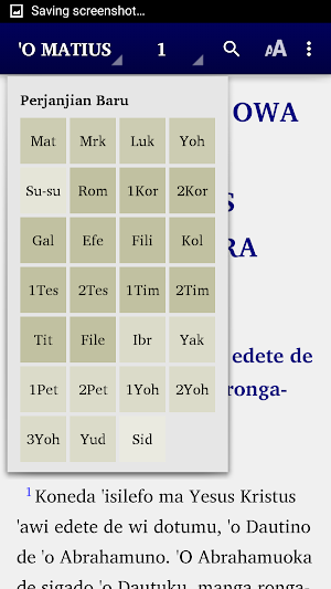 Alkitab Tabaru Screenshot 1