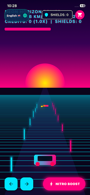 Neon Horizon Driver Screenshot 0