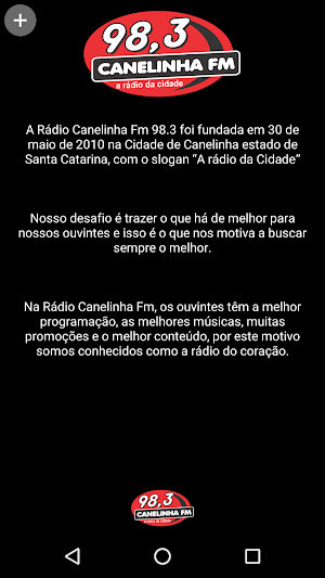 Canelinha FM 98,3 Screenshot 3