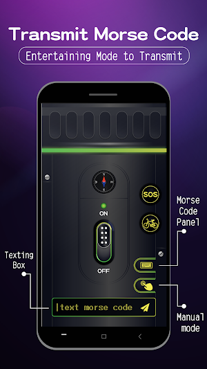 Morse.C.T.Flashlight Screenshot 2