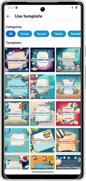 Birthday Invitation Card Maker Screenshot 2