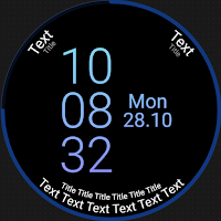 Informative Digital Watchface