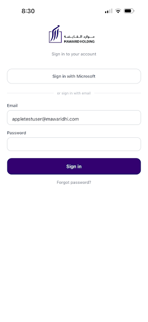 MHI Digital Business Card Screenshot 0