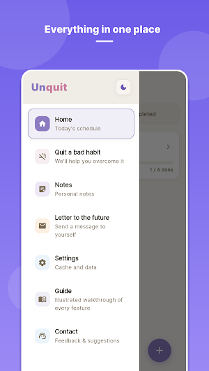 Unquit: Daily Planner & Habits Screenshot 0