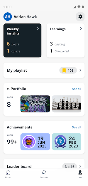 Curricula LXP Screenshot 3
