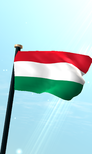 Hungary Flag 3D Live Wallpaper Screenshot 0