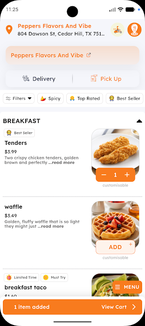 Peppers Flavors And Vibe Screenshot 3