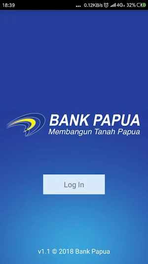 Mobile Banking Bank Papua Screenshot 0