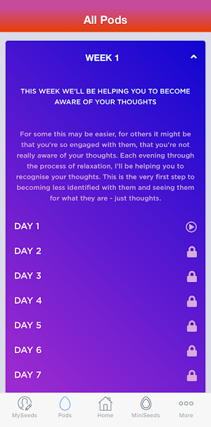MindSeeds: Powerful Self Help Screenshot 2