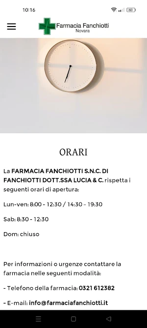 Farmacia Fanchiotti Screenshot 0
