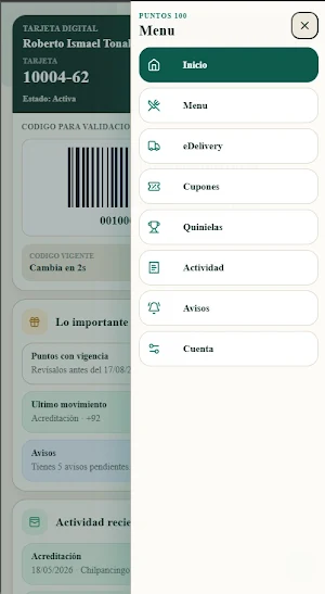 PUNTOS100 Screenshot 3