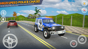 Police Jeep Cop Car Simulator Screenshot 0