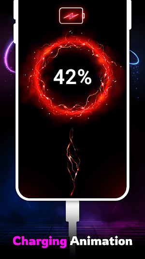 3D Battery Charging Animation Screenshot 0