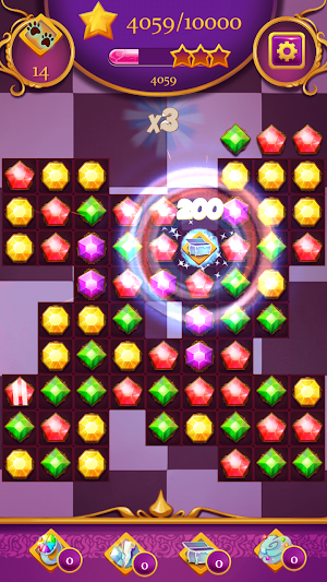 Fancy Treasure Cat: Jewel Gems Screenshot 0