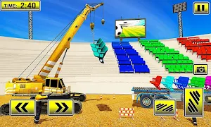 Football Stadium Builder: New 3D Construction Game Screenshot 3