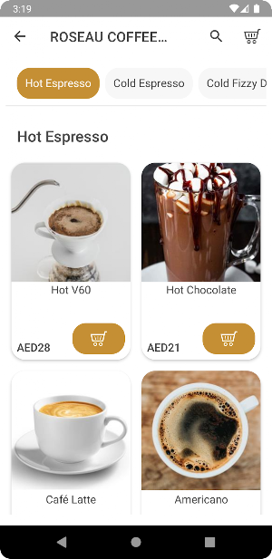 Roseau Café Screenshot 2