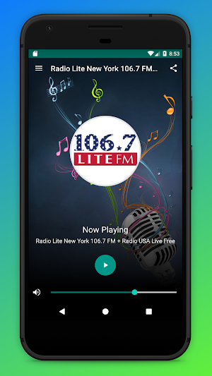 106.7 Lite FM Radio NY Station Screenshot 0