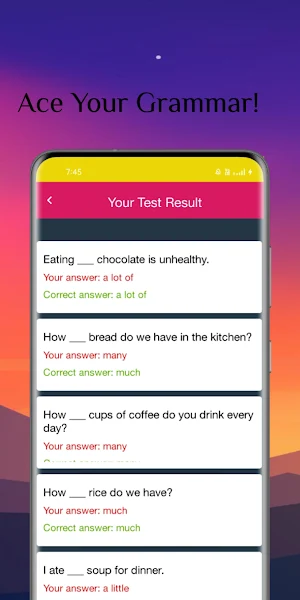 Ultimate English Quiz Screenshot 1