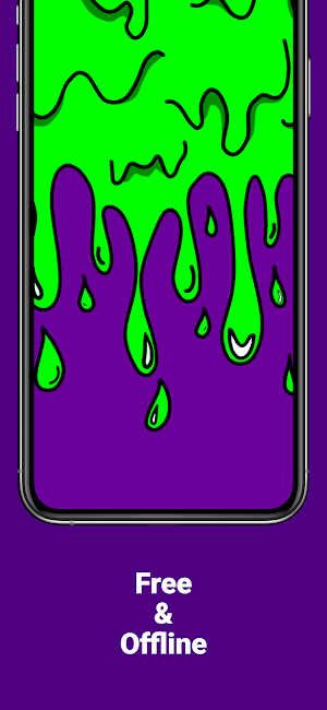 Cute Slime Fluffy Wallpaper Screenshot 2