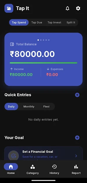 TapIt - Money Manager Screenshot 0