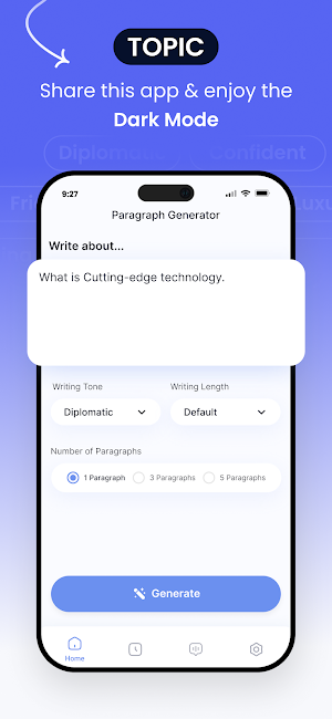 Ai Paragraph Writer Screenshot 1