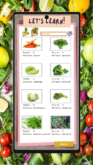 Fruits And Vegetables - Quiz Screenshot 3