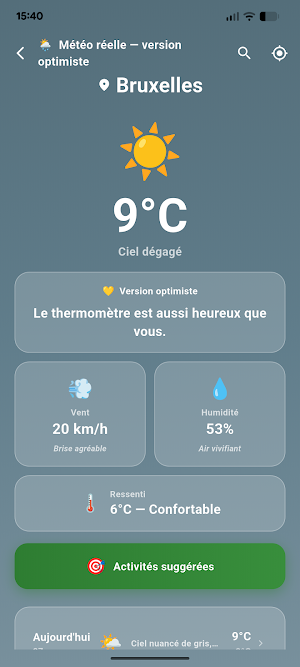 Météoptimiste Screenshot 1